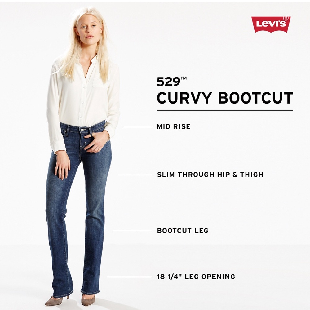 Levi's Dark Blue Bootcut Jeans
